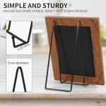 Decolore 10" Black Table Easel Stand - 3 Pack