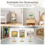 Adjustable Gold Tabletop Easel for Pictures