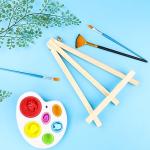 AROIC 9-Inch Wooden Easel Set for Painting