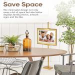 Adjustable Gold Tabletop Easel for Pictures