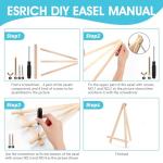 Portable 11.8-Inch Wood Tabletop Easels (4 Pack)