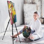 Portable Adjustable Metal Artist Easel with Carry Bag