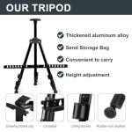AROIC Portable Adjustable Aluminum Art Easel Stand