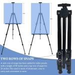 Portable Adjustable Metal Artist Easel with Carry Bag