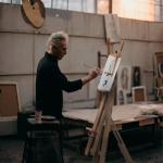 Multifunctional Adjustable H-Frame Easel for Artists
