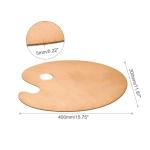 16"x12" Wooden Paint Palette with Thumb Hole