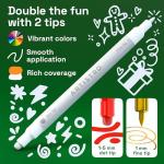 ARTISTRO 24 Dual-Tip Acrylic Paint Markers