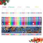 Fine Point Gel Pens for Coloring - 30 Colors