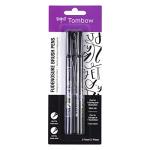Tombow Fudenosuke Brush Pens, Soft and Hard Tips