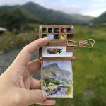 Mini Watercolor Sketchbook for Artists and Travelers