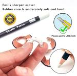 Brusarth 3-Piece Fine Detail Eraser Set