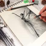 Brusarth 3-Piece Fine Detail Eraser Set