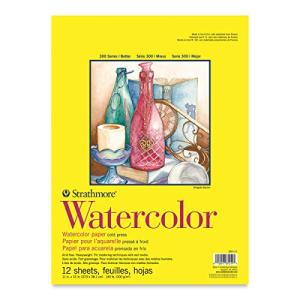 Strathmore 300 Series Watercolor Paper Pad, 11x15 inches