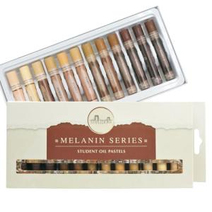 Melanin Series Skin Tone Oil Pastels - 12 Pack