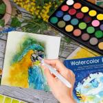 MISULOVE Watercolor Paper Pad, 8.5x11 Inch, 20 Sheets