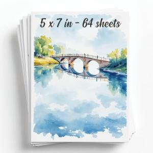 Watercolor Paper Pad - 64 Sheets, 5"x7