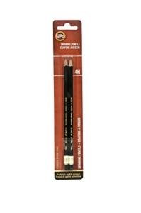 Koh-I-Noor Toison d'Or 4H Graphite Pencils, 2 Pack