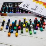Mont Marte Vibrant Oil Pastel Set, 48 Colors