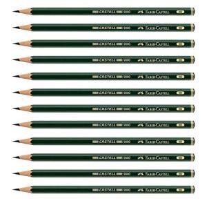Faber-Castell 9000 Graphite Pencils Box of 12