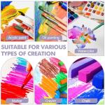 FUMILE 8x8 Canvas Boards, 6 Pack for Painting