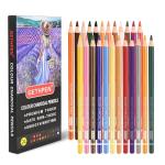 GETHPEN 24-Color Pastel and Charcoal Pencil Set