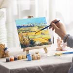 FUMILE 8x8 Canvas Boards, 6 Pack for Painting