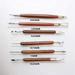 6-Piece Pottery & Clay Sculpting Tool Set