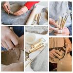 KACOLA 17-Piece Pottery Tool Kit for Sculpting