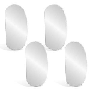 Stainless Steel Clay Scraper Tool Set - 4 Pcs