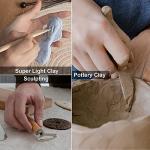 KACOLA 17-Piece Pottery Tool Kit for Sculpting