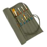 Canvas Brush Holder and Storage Organizer Pouch