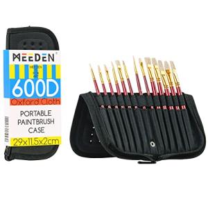 MEEDEN Zippered Paint Brush Holder and Organizer