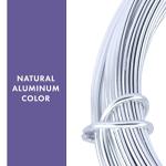 12ga Silver Tone Aluminum Craft Wire