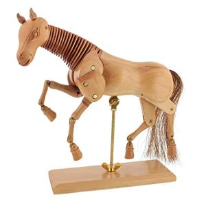 8" Articulated Wooden Horse Manikin for Drawing