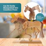 8" Articulated Wooden Horse Manikin for Drawing