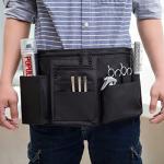 Black Salon Apron with Pockets for Artists