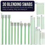 30 Alcohol Ink Blending Swabs - Foam Tips