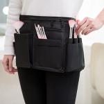 Black Salon Apron with Pockets for Artists