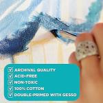 11" x 14" Stretched Canvas 8-Pack for Art