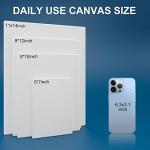 Artkey 8x10 Inch Stretched Canvas Pack of 10