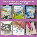 14 Packs of Primed Stretched Canvas - Multi Sizes