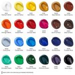 ARTEZA 24-Color Acrylic Paint Set, Rich Pigments