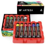 ARTEZA Non-Toxic Watercolor Paint Set - 12 Colors