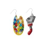 Unique Paint Tube Earrings for Artists and Teachers