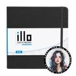 Square 8" x 8" Hardcover Sketchbook for Artists