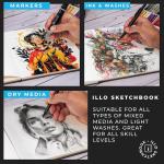 Square 8" x 8" Hardcover Sketchbook for Artists