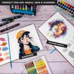 Square 8" x 8" Hardcover Sketchbook for Artists