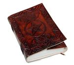 Leather Pentagram Grimoire Journal for Artists