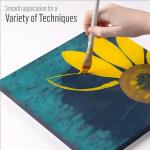 FolkArt Nylon Brush Set - 3 Pieces Brown