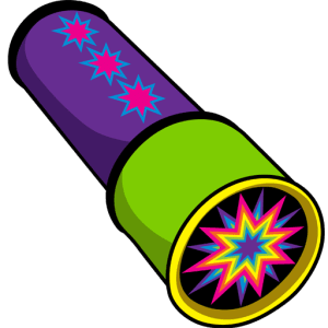 Colorful Kaleidoscope Drawing Pad for Creative Fun